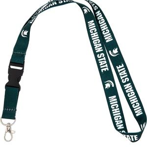 Michigan State University Spartans lanyard